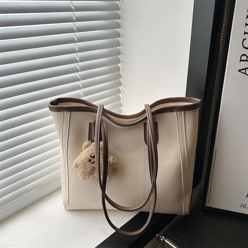 Elegant Commuter Textured Handbag Women's Polyester